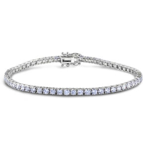 3.22 Carat TW Diamond Classic Tennis Bracelet in 14K White Gold