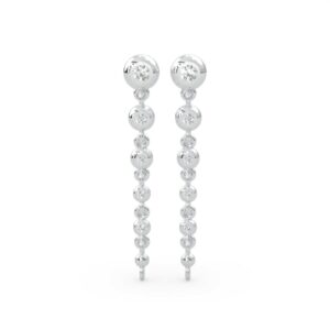 Lands Collection Canadian Diamond Spirit Earring | Summit in White Gold