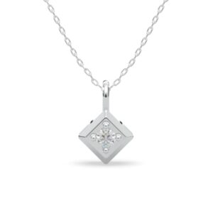Lands Collection Canadian Diamond Ice Pendant | Origin in White Gold