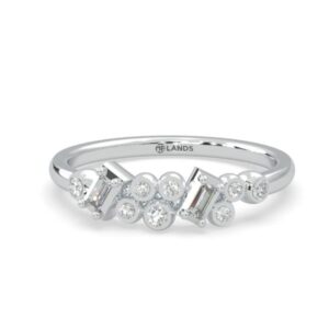 Lands Collection Canadian Diamond Ice Ring | Summit in White Gold