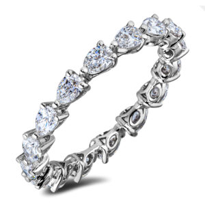 De Beers Forevermark Diamond Eternity Ring in 18K White Gold | 1.48 CTW