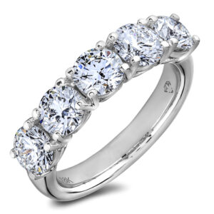 De Beers Forevermark Black Label Internally Flawless Diamond Anniversary Ring In 18K White Gold