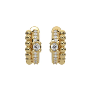 Lands Collection Canadian Diamond Spirit Earring | Peak in Yellow Gold